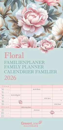 Abbildung von Neumann Verlage | GreenLine Floral 2026 Familienplaner - Familien-Kalender - Kinder-Kalender - 22x45 | 1. Auflage | 2025 | beck-shop.de