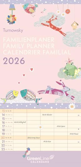 Abbildung von GreenLine Turnowsky 2026 Familienplaner -Wandkalender - Familien-Kalender - 22x45 | 1. Auflage | 2025 | beck-shop.de
