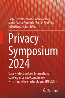 Abbildung von Hoepman / Jensen | Privacy Symposium 2024 | 1. Auflage | 2025 | beck-shop.de