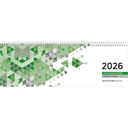 Abbildung von Zettler | Zettler Tischquerkalender 1W/1S 2026 29,6x9,9 cm grün 1 Woche auf 1 Seite Bürokalender mit 60 Seiten Stundeneinteilung 7-19 Uhr | 1. Auflage | 2025 | beck-shop.de