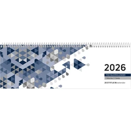 Abbildung von Zettler Kalender | Tischquerkalender blau 1W/1S 2025 - 29,6x9,9 cm - 1 Woche auf 1 Seite - Bürokalender mit 60 Seiten - Stundeneinteilung 7 - 19 Uhr - 146-0015 | 1. Auflage | 2025 | beck-shop.de