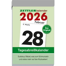 Abbildung von Zettler Kalender | Tagesabreißkalender L 2025 - 6,6x9,9 cm - 1 Tag auf 1 Seite - mit Sudokus, Rezepten, Rätseln uvm. auf den Rückseiten - Bürokalender 304-0000 | 1. Auflage | 2025 | beck-shop.de