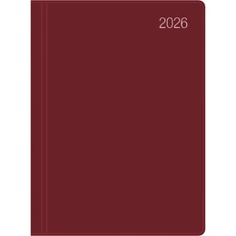 Abbildung von Zettler Kalender | Taschenkalender bordeaux 2026 - Bürokalender 10,2x14,2 - 1 Tag auf 1 Seite - flexibler Kunststoffeinband - Stundeneinteilung 7 - 19 Uhr - 610-1011 | 1. Auflage | 2025 | beck-shop.de
