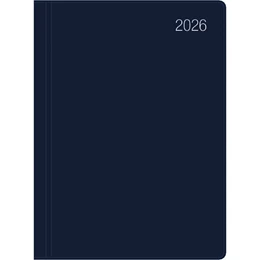 Abbildung von Zettler Kalender | Taschenkalender blau 2026 - Bürokalender 10,2x14,2 - 1 Tag auf 1 Seite - flexibler Kunststoffeinband - Stundeneinteilung 7 - 19 Uhr - 610-1015 | 1. Auflage | 2025 | beck-shop.de