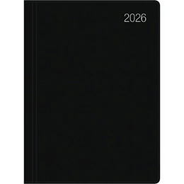 Abbildung von Zettler Kalender | Taschenkalender schwarz 2026 - Bürokalender 10,2x14,2 - 1 Tag auf 1 Seite - flexibler Kunststoffeinband - Stundeneinteilung 7 - 19 Uhr - 610-1020 | 1. Auflage | 2025 | beck-shop.de