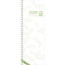 Abbildung von Zettler Kalender | Vormerkbuch Recycling 2026 - Bürokalender 10,5x29,7 cm - 1 Woche auf 1 Seite - mit Drahtkammbindung - aus Recyclingpapier - Tischkalender - 718-0700 | 1. Auflage | 2025 | beck-shop.de