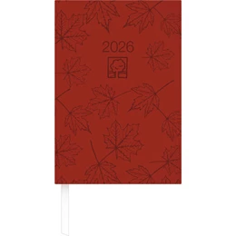 Abbildung von Zettler Kalender | Buchkalender rot 2026 - Bürokalender 14,5x21 cm - 1 Tag auf 1 Seite - Kartoneinband, Recyclingpapier - Stundeneinteilung 7 - 19 Uhr - 876-0711 | 1. Auflage | 2025 | beck-shop.de