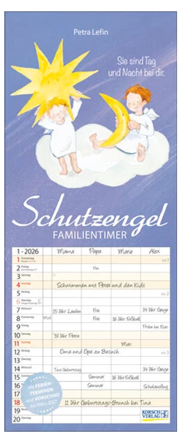 Abbildung von Korsch | Familientimer Schutzengel 2026 | 1. Auflage | 2025 | beck-shop.de