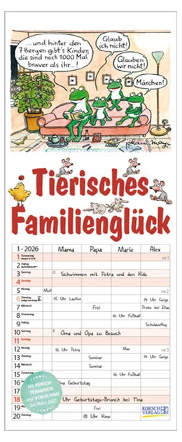Abbildung von Korsch | Tierisches Familienglück 2026 | 1. Auflage | 2025 | beck-shop.de