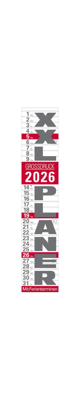 Abbildung von Korsch | XXL Planer Großdruck rot 2026 | 1. Auflage | 2025 | beck-shop.de