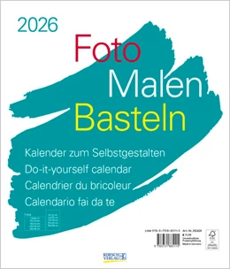 Abbildung von Korsch | Foto-Malen-Basteln Bastelkalender weiß groß 2026 | 1. Auflage | 2025 | beck-shop.de