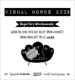 Abbildung von Korsch | Visual Words Black 2026 | 1. Auflage | 2025 | beck-shop.de