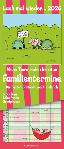 Abbildung von Alpha Edition | Lach mal wieder... 2026 Familienplaner - Familienkalender - Wandkalender - 19,5x45 | 1. Auflage | 2025 | beck-shop.de