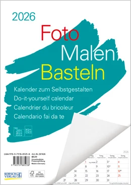 Abbildung von Korsch | Foto-Malen-Basteln A4 weiß Notice 2026 | 1. Auflage | 2025 | beck-shop.de