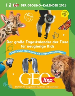 Abbildung von Der GEOlino-Kalender Der große Tageskalender der Tiere für neugierige Kids | 1. Auflage | 2025 | beck-shop.de