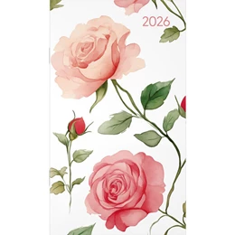 Abbildung von Alpha Edition | Miniplaner Style Rosenblüten 2026 - Taschen-Kalender 9x15 cm - Weekly - 64 Seiten - 1 Seite 1 Woche - Notiz-Heft - Alpha Edition | 2. Auflage | 2025 | beck-shop.de