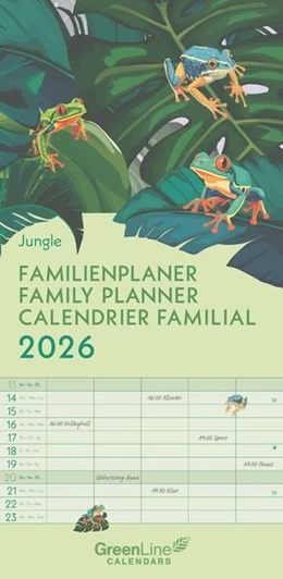 Abbildung von Neumann Verlage | GreenLine Jungle 2026 Familienplaner - Wandkalender - Familien-Kalender - 22x45 | 1. Auflage | 2025 | beck-shop.de