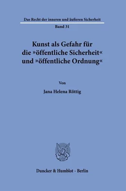 Abbildung von Röttig | Kunst als Gefahr für die 