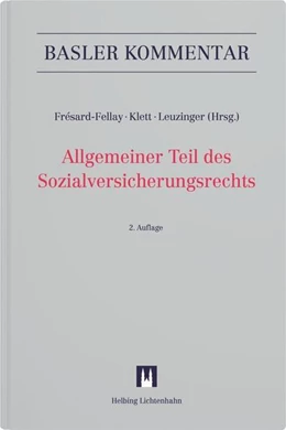 Abbildung von Frésard-Fellay / Klett | Allgemeiner Teil des Sozialversicherungsrechts: ATSG | 2. Auflage | 2025 | beck-shop.de