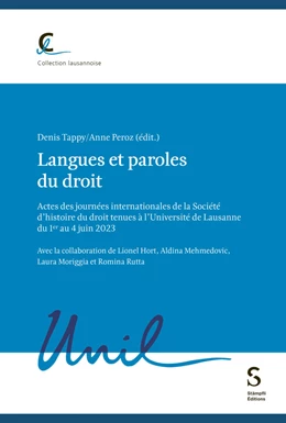 Abbildung von Tappy / Peroz | Langues et paroles du droit | 1. Auflage | 2025 | beck-shop.de