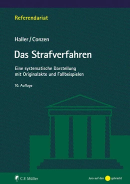 Abbildung von Haller / Conzen | Das Strafverfahren | 10. Auflage | 2025 | beck-shop.de