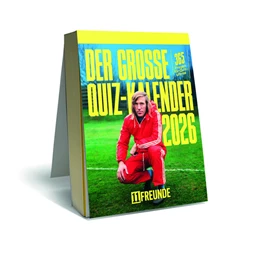 Abbildung von 11FREUNDE Verlag GmbH & Co. KG | Der große 11FREUNDE Quiz-Kalender 2026 - 365 Fragen für Quiz-Ultras Tagesabreißkalender mit Aufsteller-Funktion - 11,8x15,9 - Tischkalender | 1. Auflage | 2025 | beck-shop.de