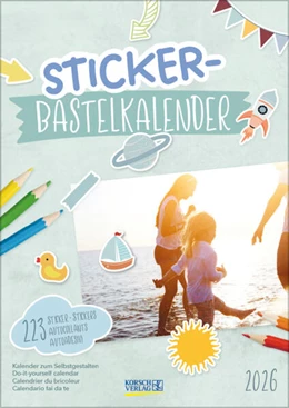 Abbildung von Korsch | Foto-Malen-Basteln Bastelkalender mit Stickern 2026 | 1. Auflage | 2025 | beck-shop.de