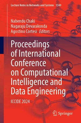 Abbildung von Chaki / Devarakonda | Proceedings of International Conference on Computational Intelligence and Data Engineering | 1. Auflage | 2025 | beck-shop.de