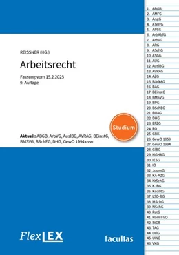 Abbildung von Reissner | FlexLex Arbeitsrecht ¦ Studium | 9. Auflage | 2025 | beck-shop.de