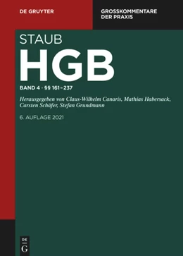 Abbildung von Casper / Harbarth | §§ 161-237 | 6. Auflage | 2025 | beck-shop.de