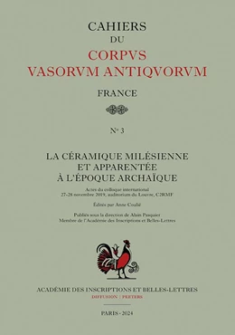 Abbildung von Coulié | La céramique milésienne et apparentée à l'époque archaïque | 1. Auflage | 2024 | beck-shop.de