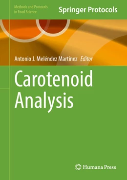 Abbildung von Meléndez Martínez | Carotenoid Analysis | 1. Auflage | 2025 | beck-shop.de