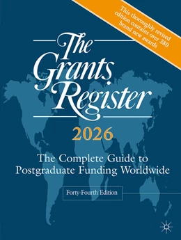 Abbildung von Palgrave Macmillan | The Grants Register 2026 | 44. Auflage | 2025 | beck-shop.de