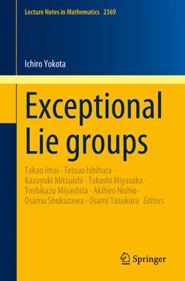 Abbildung von Imai / Ishihara | Exceptional Lie groups | 1. Auflage | 2025 | beck-shop.de