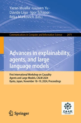 Abbildung von Mualla / Yu | Advances in Explainability, Agents, and Large Language Models | 1. Auflage | 2025 | beck-shop.de