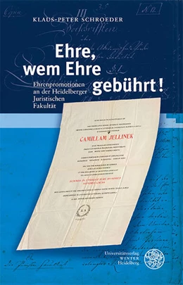 Abbildung von Schroeder | Ehre, wem Ehre gebührt! | 1. Auflage | 2025 | 12 | beck-shop.de
