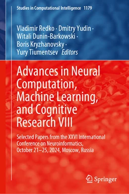 Abbildung von Redko / Yudin | Advances in Neural Computation, Machine Learning, and Cognitive Research VIII | 1. Auflage | 2025 | beck-shop.de