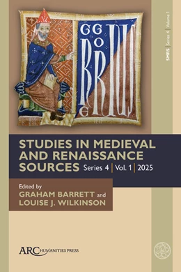 Abbildung von Barrett / Wilkinson | Studies in Medieval and Renaissance Sources, series 4, volume 1 | 1. Auflage | 2025 | beck-shop.de