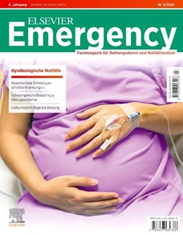 Abbildung von Flake / Gollwitzer | ELSEVIER Emergency. Gynäkologische Notfälle. 3/2025: Fachmagazin für Rettungsdienst und Notfallmedizin | 1. Auflage | 2025 | beck-shop.de