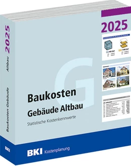 Abbildung von BKI Baukosteninformationszentrum Deutscher Architektenkammern | BKI Baukosten Gebäude Altbau 2025 | 1. Auflage | 2025 | beck-shop.de
