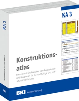 Abbildung von BKI Baukosteninformationszentrum Deutscher Architektenkammern | BKI Konstruktionsatlas KA3 | 1. Auflage | 2025 | beck-shop.de