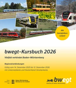 Abbildung von Nahverkehrsgesellschaft Baden-Württemberg | bwegt-Kursbuch Baden-Württemberg 2026 | 1. Auflage | 2025 | beck-shop.de