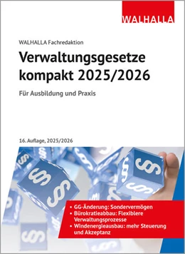 Abbildung von Walhalla Fachredaktion | Verwaltungsgesetze kompakt | 16. Auflage | 2025 | beck-shop.de