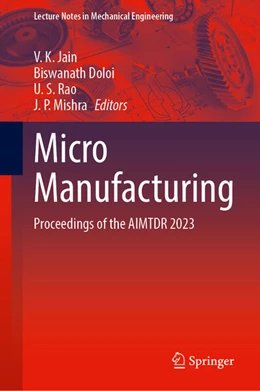 Abbildung von Jain / Doloi | Micro Manufacturing | 1. Auflage | 2025 | beck-shop.de