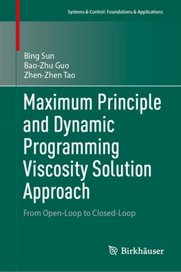 Abbildung von Sun / Guo | Maximum Principle and Dynamic Programming Viscosity Solution Approach | 1. Auflage | 2025 | beck-shop.de