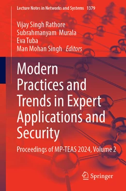 Abbildung von Rathore / Murala | Modern Practices and Trends in Expert Applications and Security | 1. Auflage | 2025 | beck-shop.de