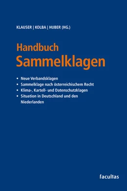 Abbildung von Klauser / Kolba | Handbuch Sammelklagen | 1. Auflage | 2025 | beck-shop.de