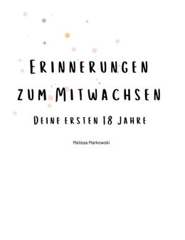 Abbildung von Markowski | Erinnerungen zum Mitwachsen | 3. Auflage | 2025 | beck-shop.de