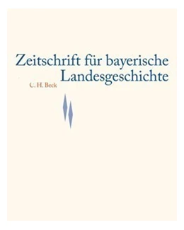 Abbildung von Zeitschrift für bayerische Landesgeschichte Band 88 Heft 2/2025 | 1. Auflage | 2025 | beck-shop.de