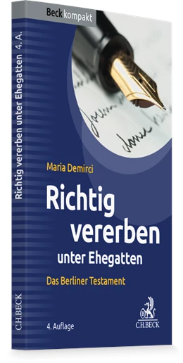 Abbildung von Demirci | Richtig vererben unter Ehegatten | 4. Auflage | 2026 | beck-shop.de